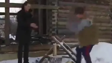 Русские свингеры из деревни Ворзогоры замутили групповуху в бане