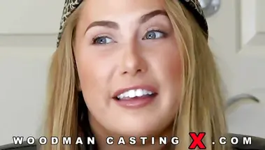 Американская порно модель Carter Cruise на кастинге Вудмана