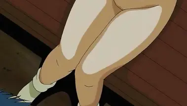 Маньяк вырубил пацана и грубо выебал его девку в ночном парке в хентай мультике