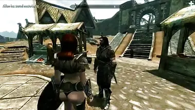 Групповой трах в Skyrim с помощью мода для секса с НПЦ