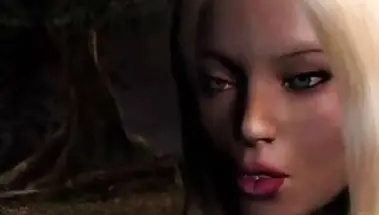 Болотные монстры нашпиговали амазонку спермой, выебав её в лесу