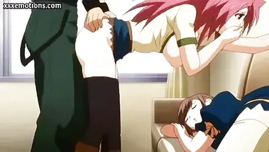 Спортсмен оттрахал сестру девушки над ней, пока она спала - хентай порно ролик