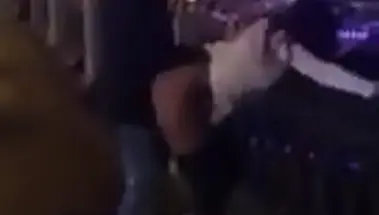 Саша Травка трахает Настю Рыбку раком ночью на набережной в Москве