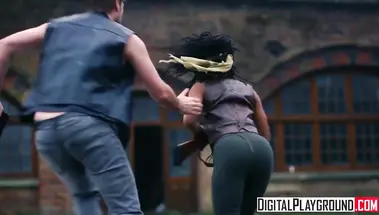 Дэрил Диксон оттрахал негритянку Мишон из сериала «Ходячие мертвецы»