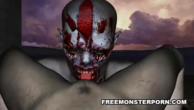 Зомби с гниющим телом имеет и вылизывает киску выжившей