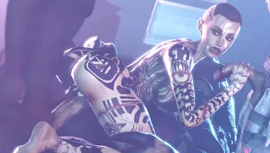 Джек из «Mass Effect» ебется в жопу с жабоподобным монстром и демонами