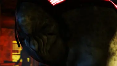 Четырехглазый монстр трахает Джек из «Mass Effect» в киску