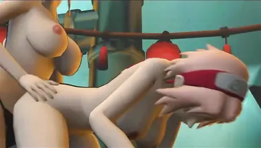 Подборка ебли с грудастыми героинями и гермафодитами из игр