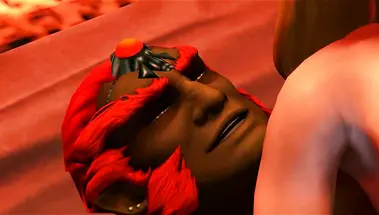 Эльфийский принц наблюдает за еблей принцессы и зеленого тролля