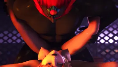 Зеленый гоблин выебал эльфийскую принцессу на глазах королевы