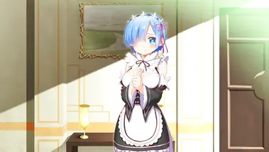 Служанка отсосала хуй босса и дала кончить в пизду после ебли - хентай видео