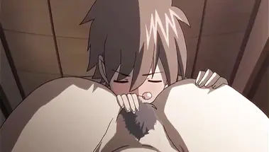 Японский студент развел на еблю сисястую уборщицу из университета - хентай XXX видео