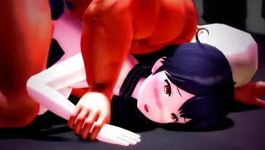 Стесняшка ебется с качками до кремпая в киске в раздевалку в хентай XXX ролике