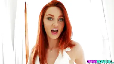 Рыжая падчерица соблазнила отчима на еблю в кремпаем в письку