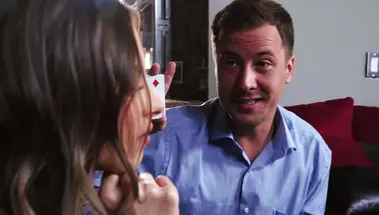 Брат фокусник возбудил сводную сестру силой мысли и выебал