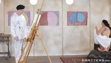 Художник Markus Dupree жестоко оттрахал в очко натурщицу с огромной жопой