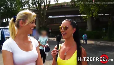 Прохожий отодрал на камеру нимфоманку баскетболистку из бундестим