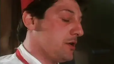 Молодой Рокко Сиффреди дрючит телку в одиночку и участвует в ретро групповухе