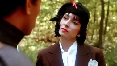 Ебля в мохнатку и минет полицейскому в парке в ретро фильме