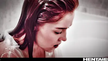 Тентакли ужасного чудовища сделали лоботомию рыжей шлюшке Джии Лисса