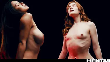 Ужасный Ктулху заполнил тентаклями все отверстия Джиа Лиссы и Рэй Лил Блэк