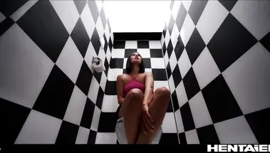 Туалетный монстр придушил и отымел бедняжку Еву Свит во все дырочки