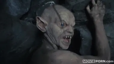 Противный Голлум трахается в пещере с Фродо за кольцо Всевластья